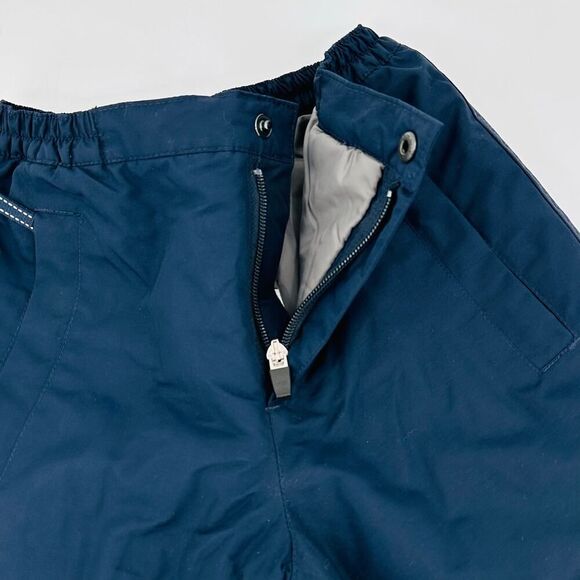 Lands' End Kids The Squall Navy Blue Ski Snow Pants Size 6 EUC! Gaiter Cuffs - Picture 3 of 8